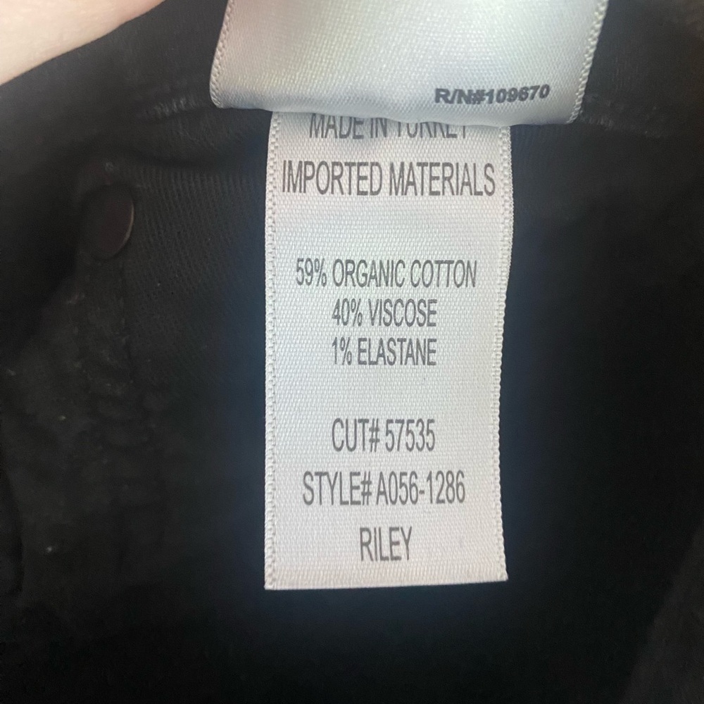 Agolde Riley Black High Rise Jeans - Picture 3 of 3